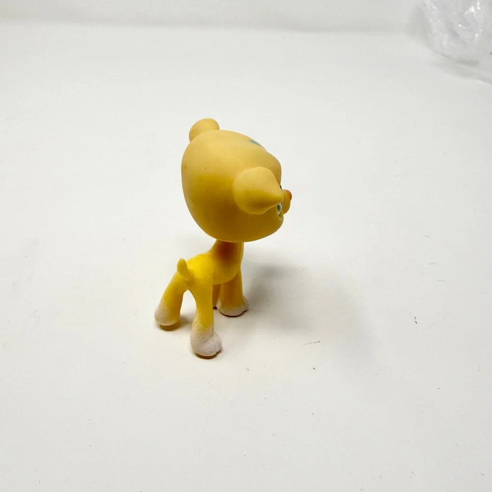 LPS Littlest Pet Shop #875 Yellow Greyhound Wippet Green Eyes‎